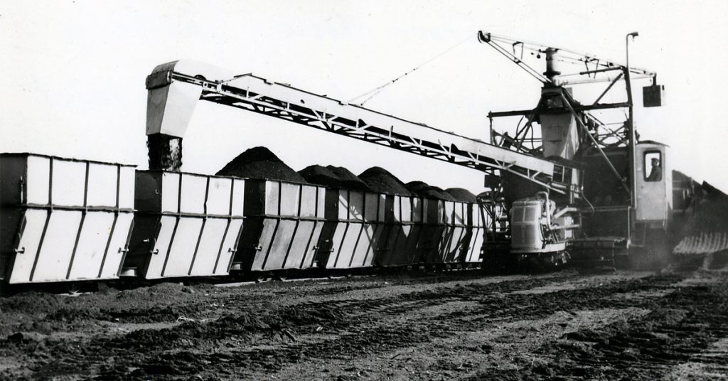 Lastningsverk från 1940-talet i Sösdala. Moderniserat med hydraulik på 1950-talet.