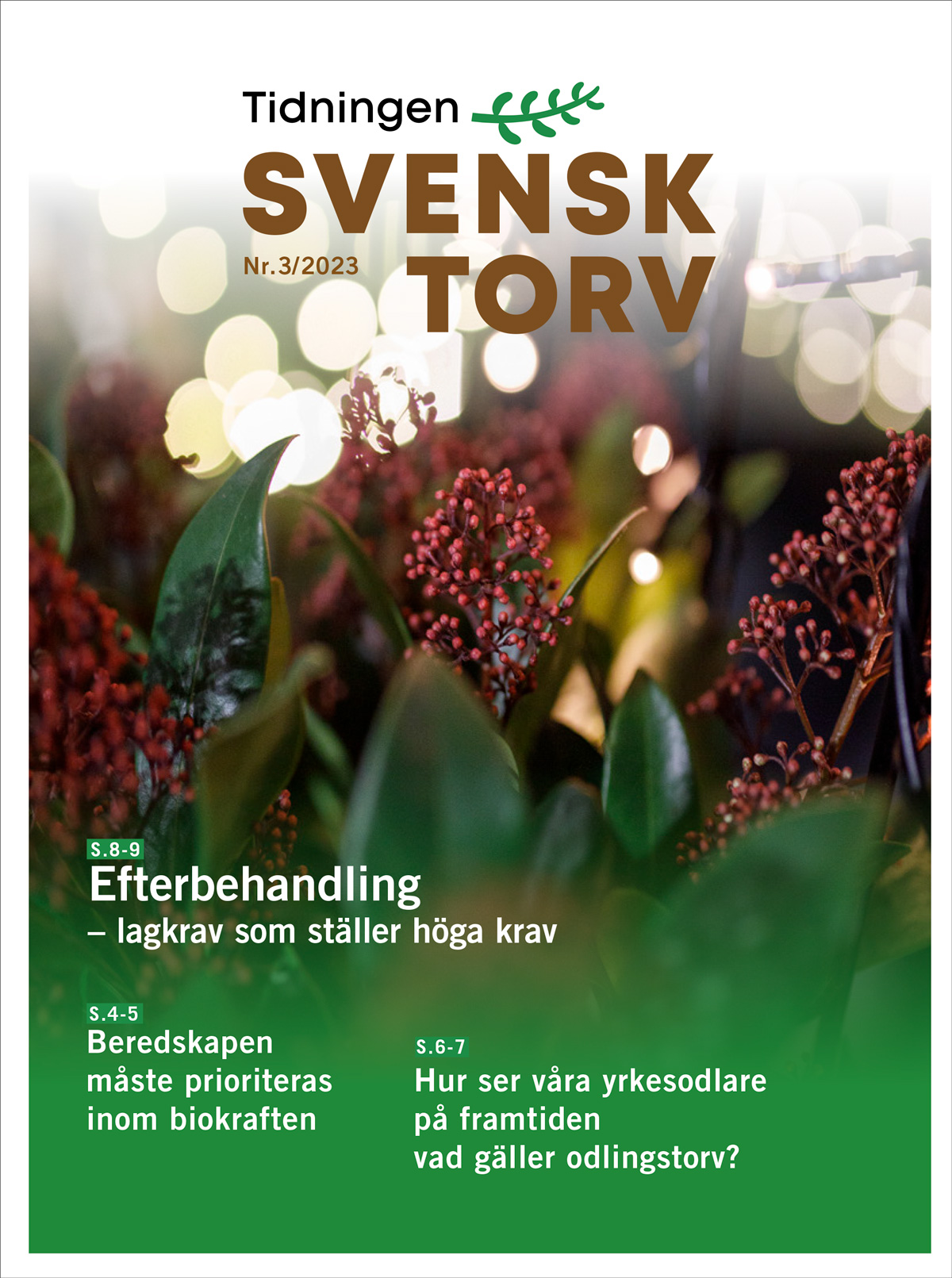 Tidningen Svensk Torv nr 3-2023
