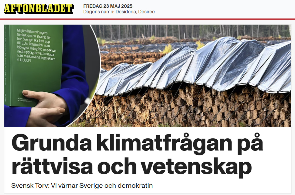 Debattartikel i Aftonbladet 250523