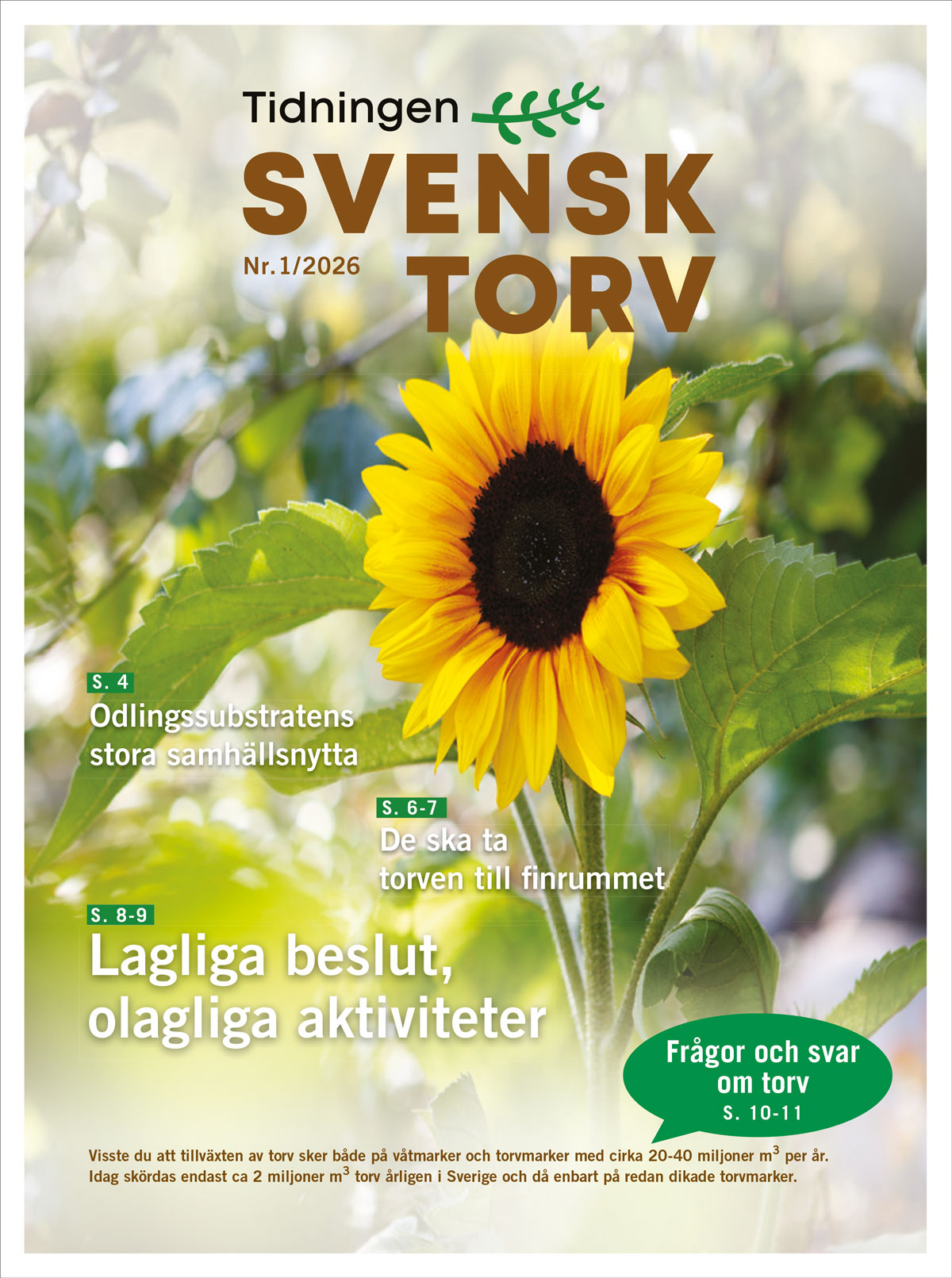 Tidningen Svensk Torv nr 1 2026