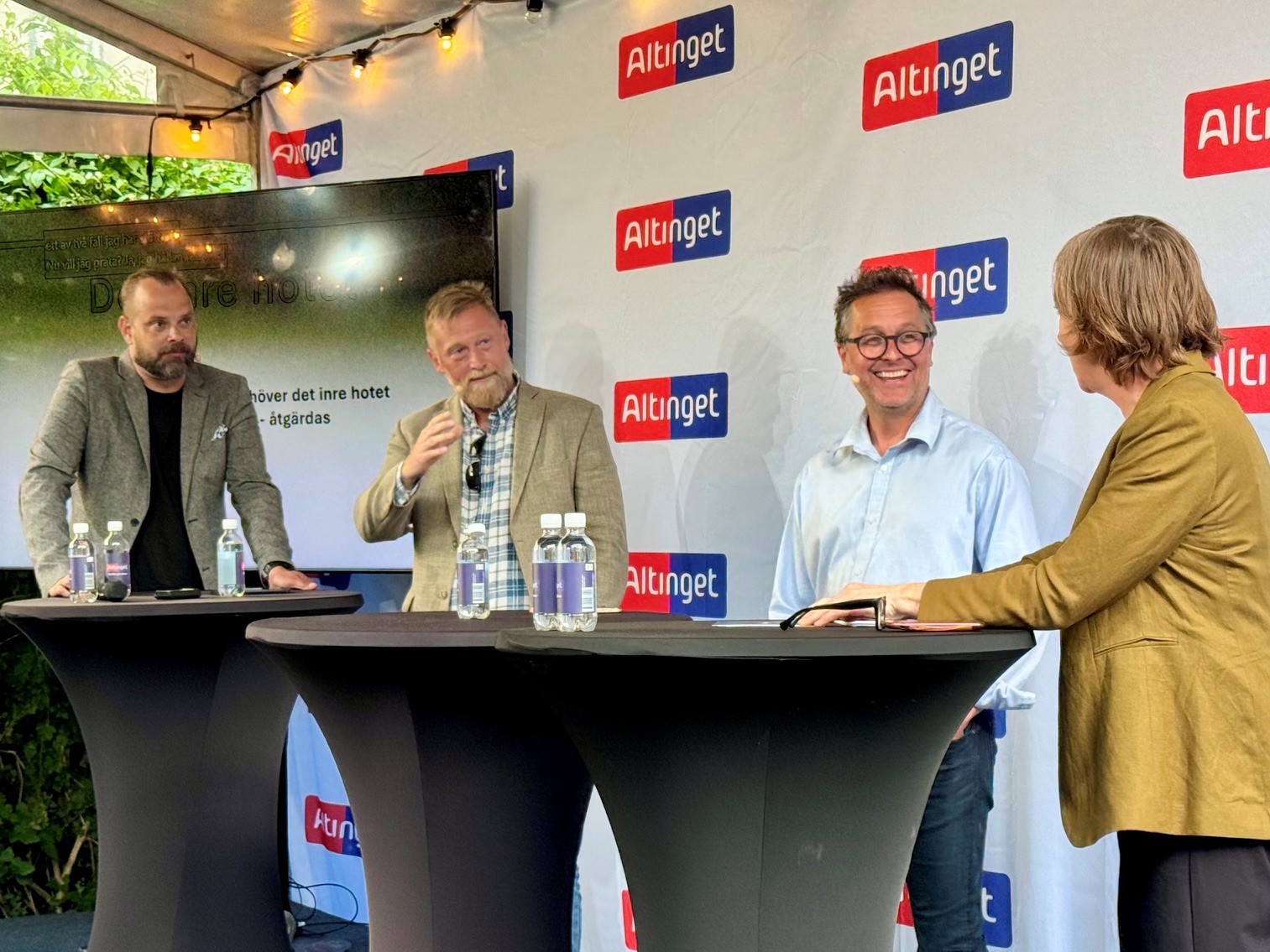 Moderator: Johanna Alskog, redaktör, Altinget, Rickard Asdorff, generalsekreterare, Svensk Torv, Robert Wedmo, miljökonsult och ordförande i Branschföreningen Svensk Torv, Per-Ola Olsson, chefredaktör, Svenska Nyhetsbyrån