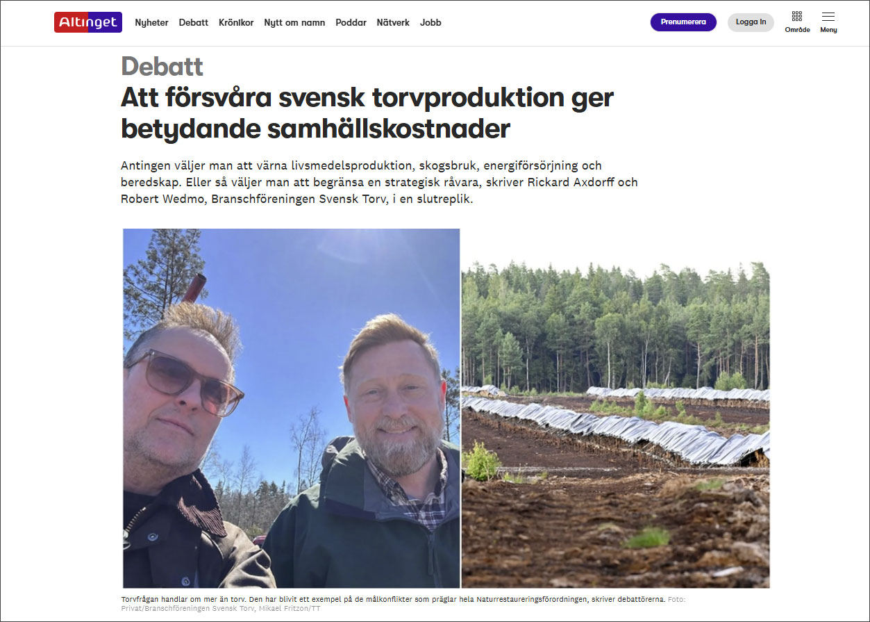 Slutreplik i Altinget juni 2026