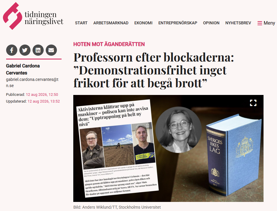 Tidningen Näringslivet 260812