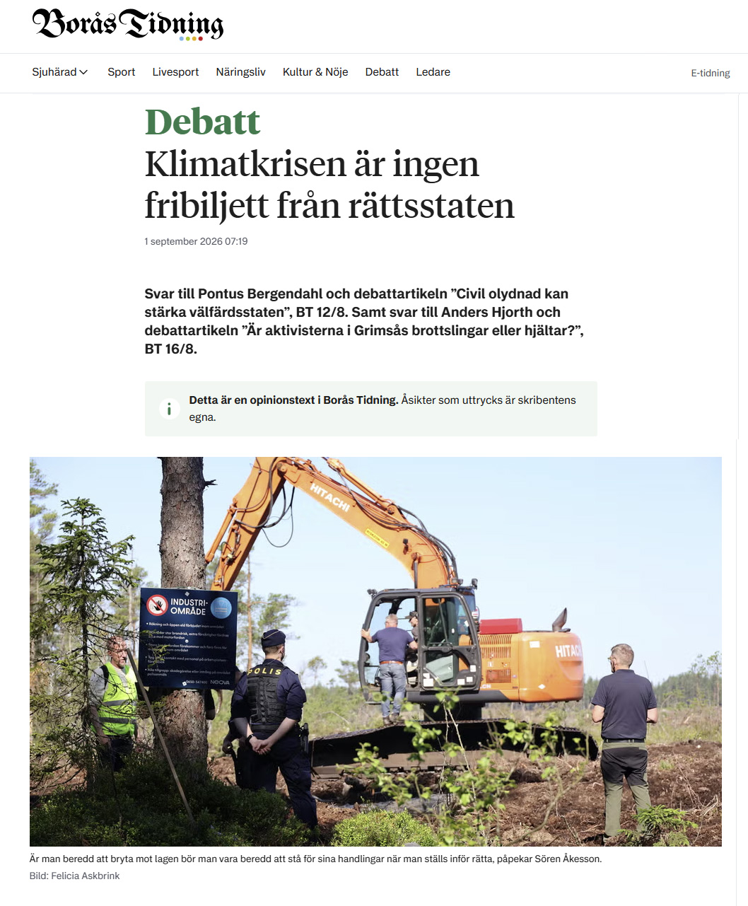 Borås Tidning 260901